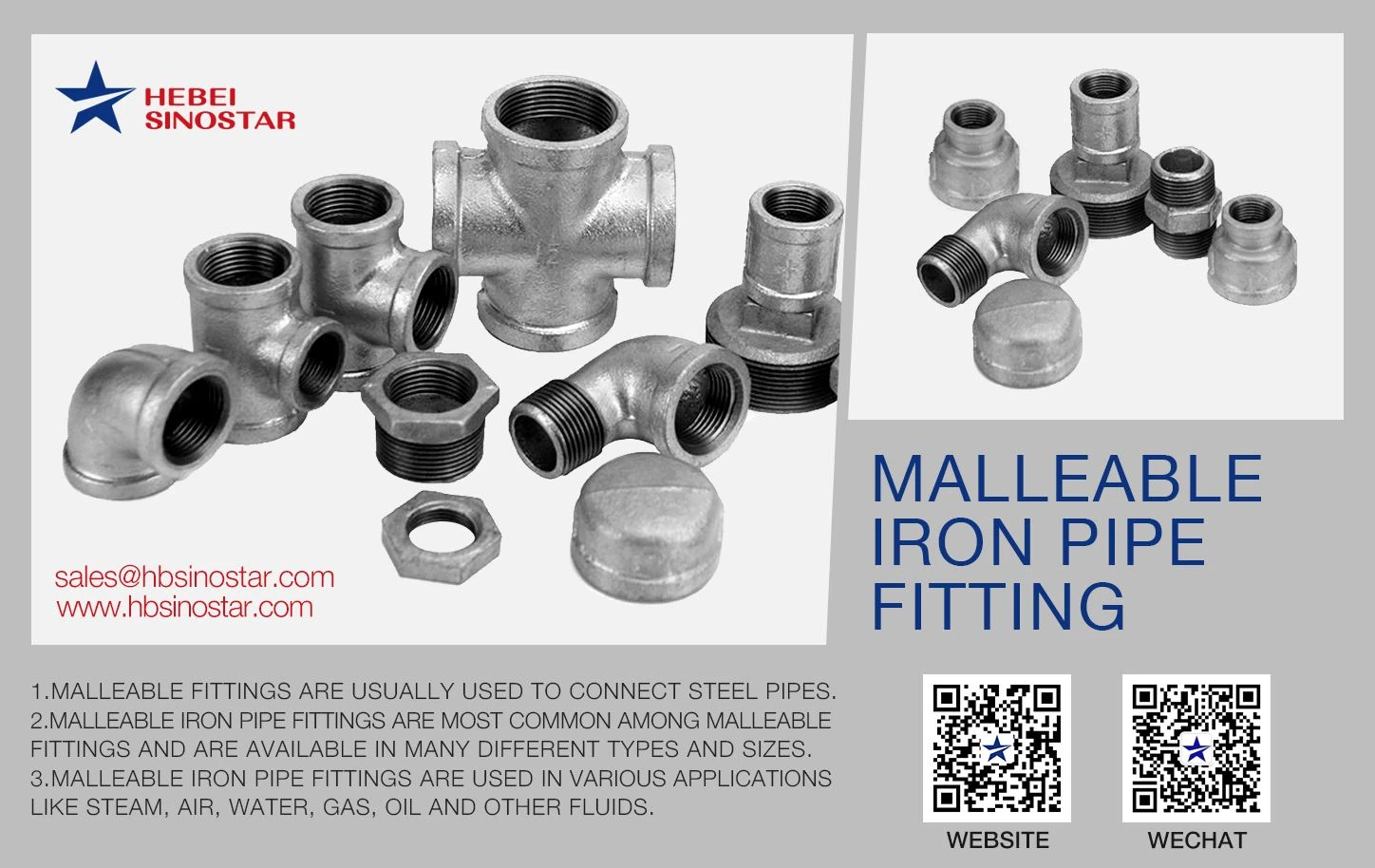 advantage-Malleable Iron Pipe Fittings hbsinostar
