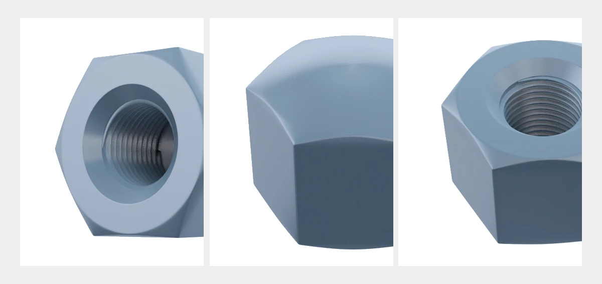 Hex Cap Dome Nuts details Hex Cap Dome Nuts details