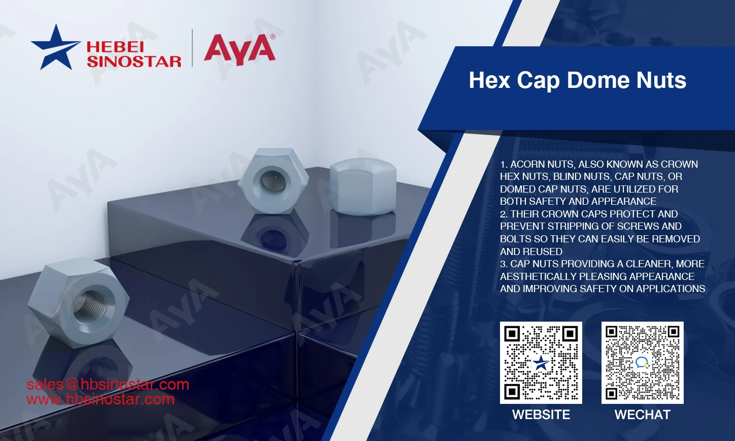 Hex Cap Dome Nuts advantage Hex Cap Dome Nuts advantage