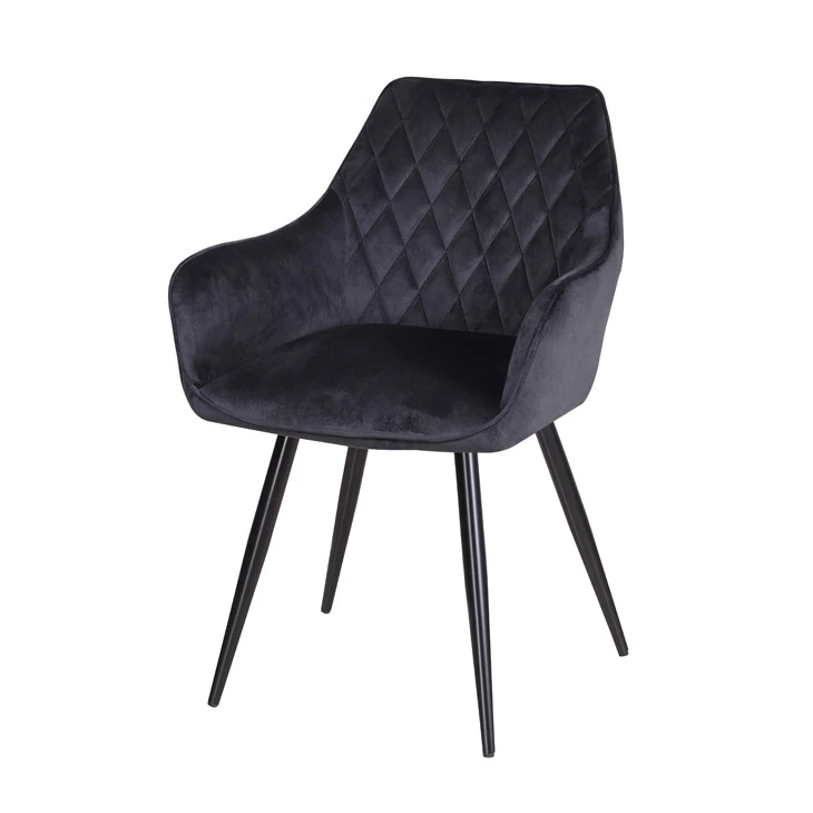 Black Diamond Tufted Dining Chair