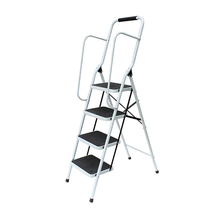 Stalen trapladder met handvat