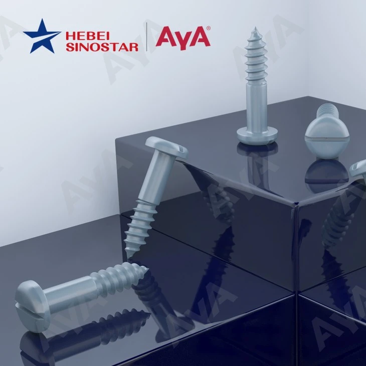 Slotted Round Head Wood Screws-AYA